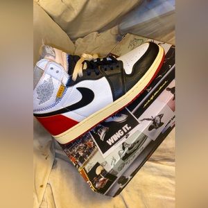 Jordan Union 1s Black toe never worn in original box